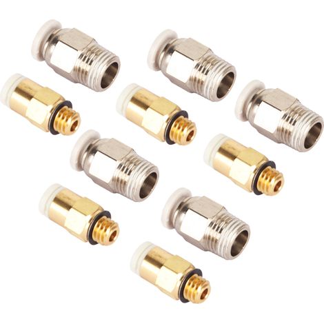 jeux de raccords pneumatiques PC4 M6 à connexion rapide PC4 01 pour CR 10 10S S4 S5 CR 10S Pro et Ender 3 (1/5)