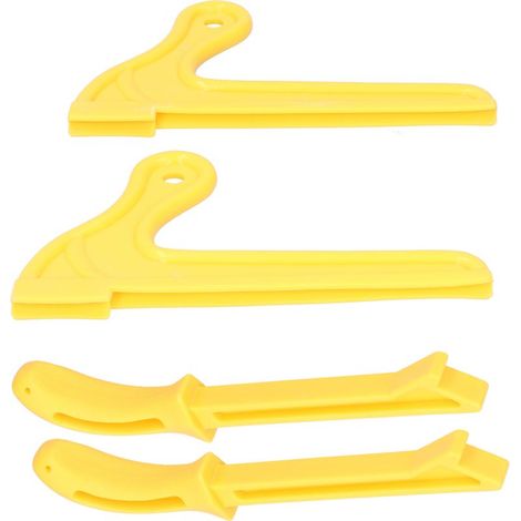 Ensemble de 4 tiges de poussée de sécurité, outil de protection des mains pour le travail du bois, adapté aux tiges de poussée des scies à table pour le travail du bois (1/5)