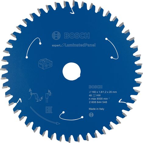 Bosch for Laminated Panel Circular Saw Blade 160x1.8/1.2x20 T48 2608644548 (1/5)