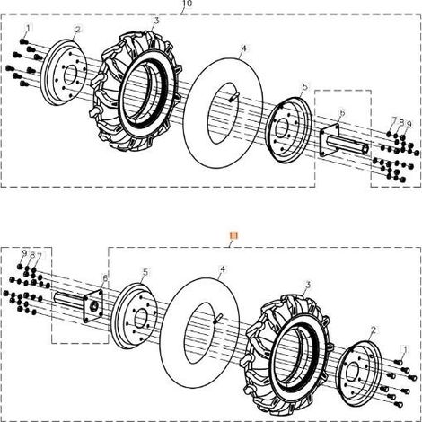 ORIGINAL EMAK RECHTSRADSATZ L66151161