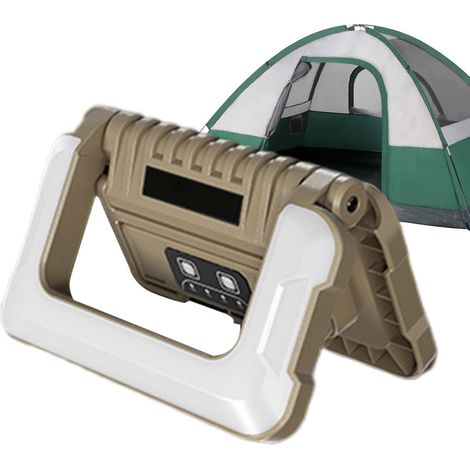 Lampe De Travail LED Rechargeable - Luminaire 5 Modes 1000 LM Imperméable Pliable Réglable,Lampe de Camping LED Pour Extérieur Magasin Construction Mécanicien Nuit Camion Garage Réparation (1/5)