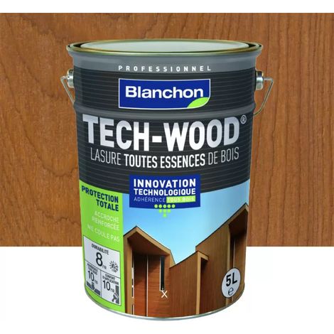 Lasure Tech-Wood BLANCHON Chêne Clair 5 L (1/3)