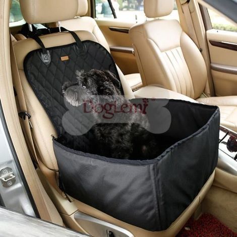 pair Siège de voiture pour chien Noir 45x45x58cm (1/2)