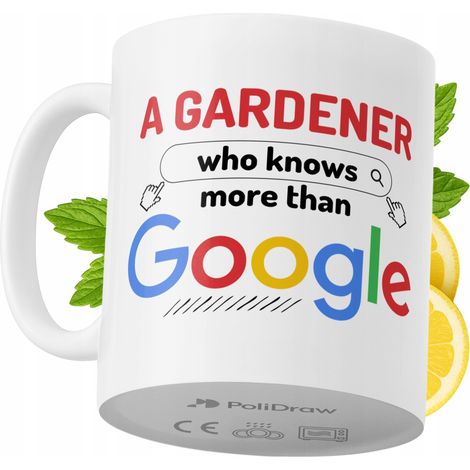 Lustiger Kaffee- oder Teebecher für Gärtner mit witzigem Textdesign – ideal für Geburtstage, Namenstage, Feiertage und besondere Anlässe. Hochwertiger Becher für Zuhause, Büro und Arbeit. Farbe: Weiß,