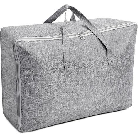 Foldable Under Bed Storage Closet Organizer Waterproof Duvet Storage Bag with Reinforced Handles for Comforters Blankets Pillows (1/5)