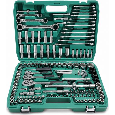 Coffret Outils Auto 151 Pièces Acier pour Réparation Garage (1/5)