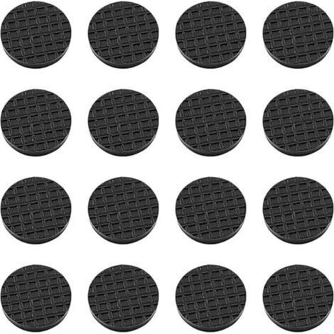 16 Pieces Furniture Protection Anti-Slip Pad, Self-Adhesive Pads, Floor Protector Buffer, Round, 20MM (1/5)
