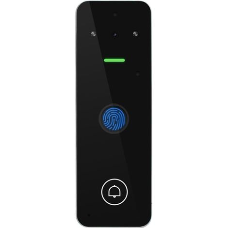Interphone Vidéo Contrôle D'Accès Clavier Sonnette Visuelle Tuya Smart WiFi RFID Système D'Interphone D'Empreintes Digitales Extérieur (1/5)