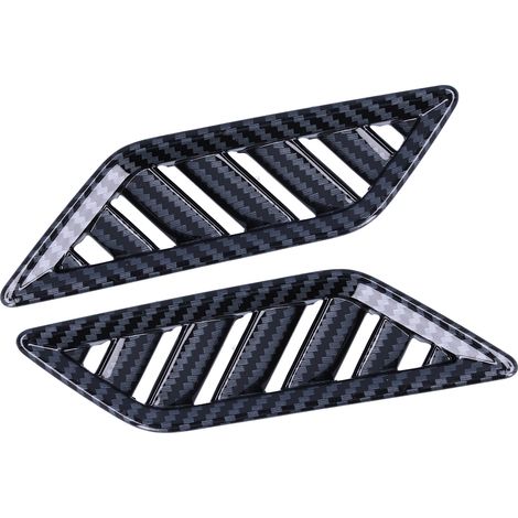 2 pièces cadre de grille d'aération supérieure tableau de bord gauche droite style fibre de carbone compatible MK8 2020-2021 (1/5)