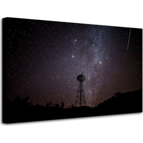 Leinwanddruck Weltraum-Sternschnuppe 80x50 cm
