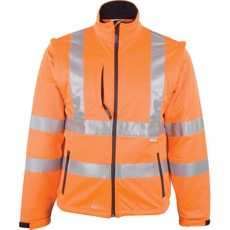Veste softshell de signalisation taille XXXL orange