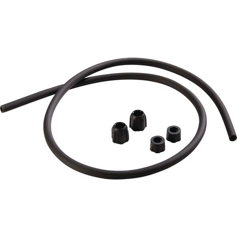 Tubi di ricambio per spruzzatore ad alta pressione D 8, PVC con 2 dadi a manicotto, lunghezza 1,3 m