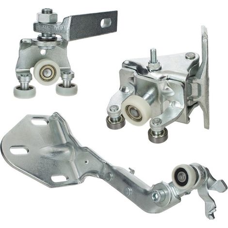 Iveco Daily VI 2014 - Carrelli per porta laterale scorrevole destra: INFERIORE + centrale + superiore, set da 3 pezzi. (1/2)