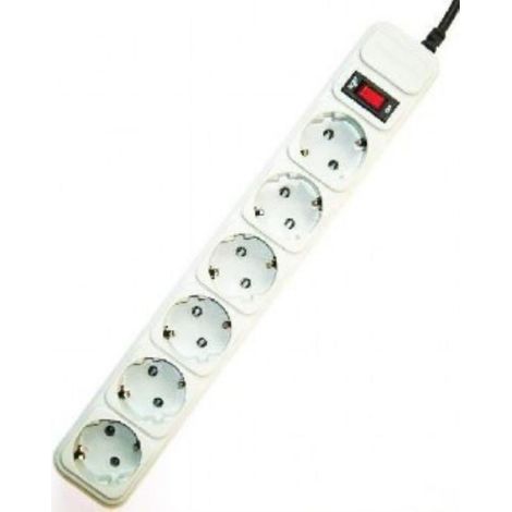Steckdosenleiste Gembird SPG6-B-10C 6 Steckdosen 3 Meter Kabel klar