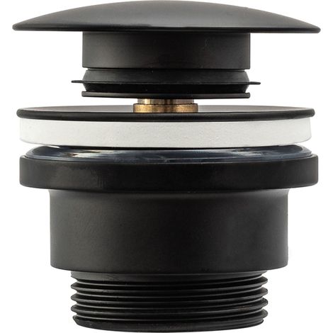 Rea Bonde de lavabo universel noir clic-clac étanche