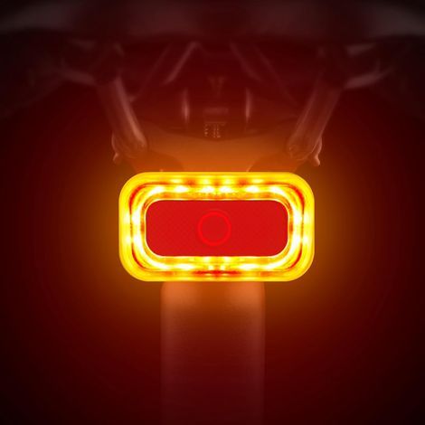 Intelligentes Fahrrad-Rücklicht, wiederaufladbare USB-Fahrrad-Rücklichter mit Bremserkennung, 4 Modi, wasserdichtes LED-Fahrrad-Sicherheitslicht (1/5)