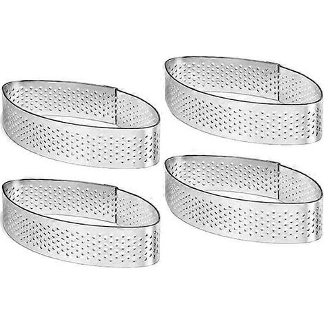 4 pièces moule à gâteau outil pâtisserie fromage cercle à tarte cuisine Utensils (1/5)