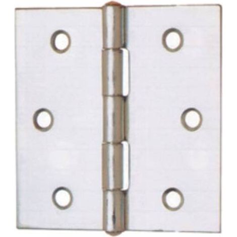 24 x CERNIERA PERNO FISSO 121 ACC ZINC  70 X 70 MM