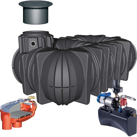 Platin Komplettpaket Haus Eco-Plus 7500 L, PKW-befahrbar (1/5)