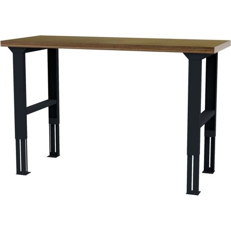 STIER table de travail réglable en hauteur LxPxH 1500x600x760-1060 mm (1/4)