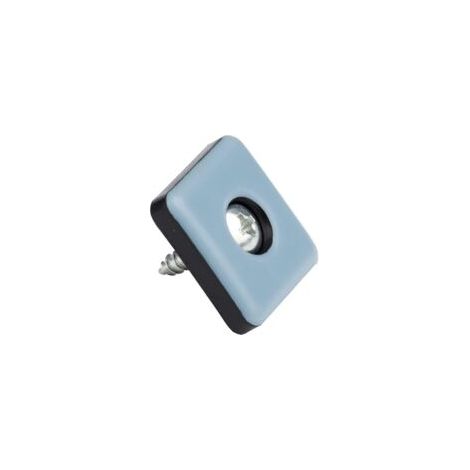 Pattini per mobili in Teflon con viti │ 20 pezzi │ Rettangolari │ 40 x 40 mm │ Protezione per pavimenti │ Pattino in PTFE │ Pattino in Teflon - Crezuo