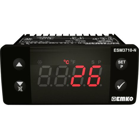 Emko ESM-3710-N.8.10.0.1/00.00/2.0.0.0 2-Punkt-Regler Temperaturregler K 0 bis 999 °C Relais 16 A (L (1/5)