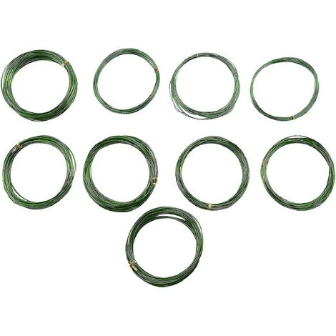 9 Bonsai Wires Anodized Aluminum Bonsai Training Wire With 3 Sizes (1.0 Mm,1.5 Mm,2.0 Mm), 147 Feet (1/5)