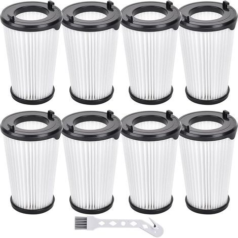 Lot de 8 filtres de rechange CX7 compatibles AEG Ergorapido AEF150, filtres aspirateur pour modèles CX7-2 (1/5)