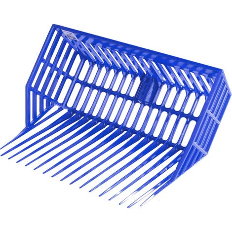 Blu - Forca leggera da scuderia con cestello (1/3)