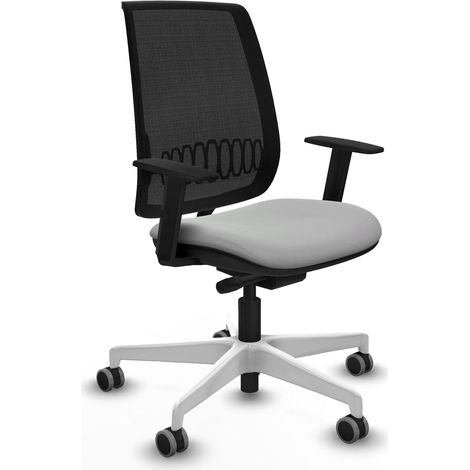 Bürostuhl piqueras y crespo Alares hellgrau Kunstleder (1/2)