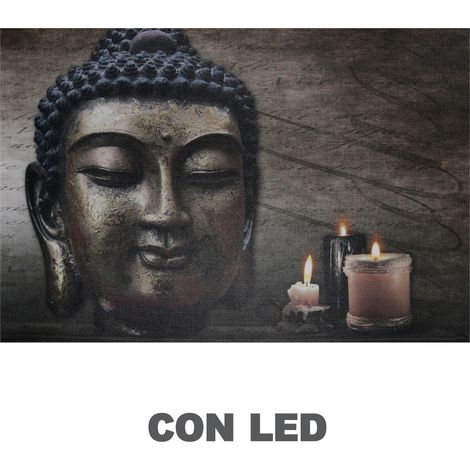 Quadro led buda cm60x2,3x40 (1/2)