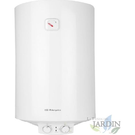 Scaldabagno elettrico Orbegozo. Capacità 100 litri. Temperatura massima 75ºC. Installazione verticale. Basso consumo. 1500