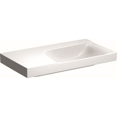Geberit Xeno 2 lavabo, surface de pose à gauche, sans percement (1/4)