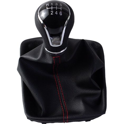 Pommeau de levier de vitesses pour SEAT Leon. Accessoire intérieur de remplacement. Kit Redline 6 vitesses (une pièce). (1/4)
