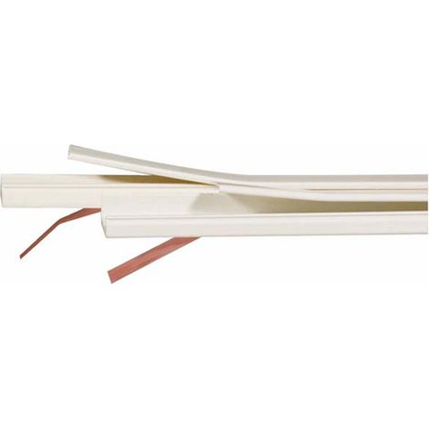 CANALINA CAVO ELETTRICO ADESIVA 15X10MM 2MT CHIUSA
