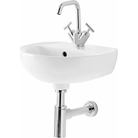Lavabo sospeso 40 cm Geberit in ceramica lucida Colibrì (1/3)