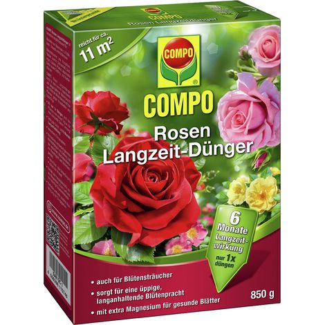 COMPO Rosen Langzeit-Dünger, 850 g (1/4)
