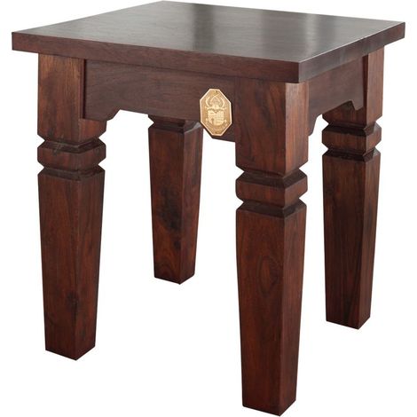 Hocker Akazie 42x42x45 nougat lackiert OXFORD 601