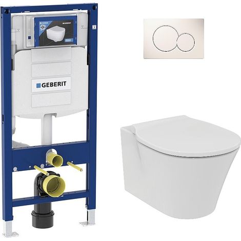 Pack Bati support Geberit et WC suspendu à fond creux Ideal Standard Connect (1/5)