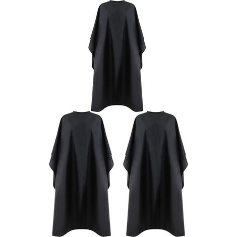 Cape Coiffure - 160 x 140 Cm - Réglable - Imperméable - Anti-statique - Pour Salon Et Usage Personnel - Lot De 3 (1/5)