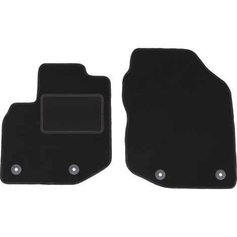 Tapis avant noirs pour Honda Jazz III à hayon (2011-2014)