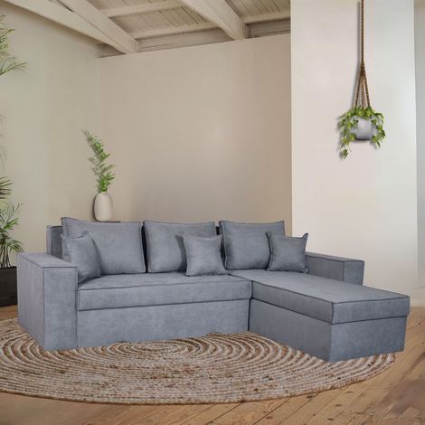 Divano angolare Olymp M Enjoy 23 grigio cenere (1/5)