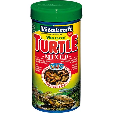 "turtle mixed" mangime per rettili insettivori e carnivori
