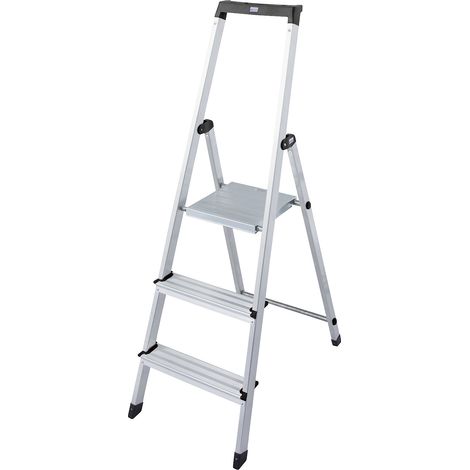 KRAUSE ÉCHELLE DOUBLE SOLIDY, 1 PIÈCE, 3 NIVEAUX, 126214 (1/10)
