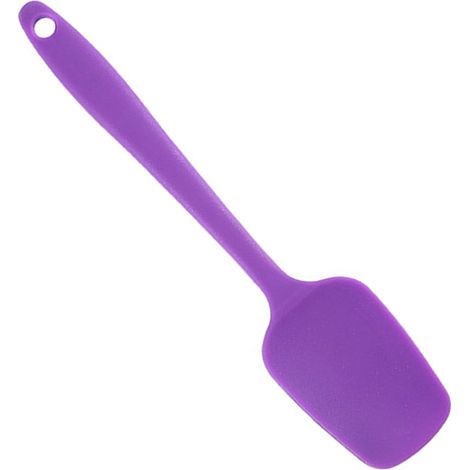 Spatule en silicone monobloc, outil de pâtisserie ménager, petite spatule à gâteau, à crème et à beurre (1/5)