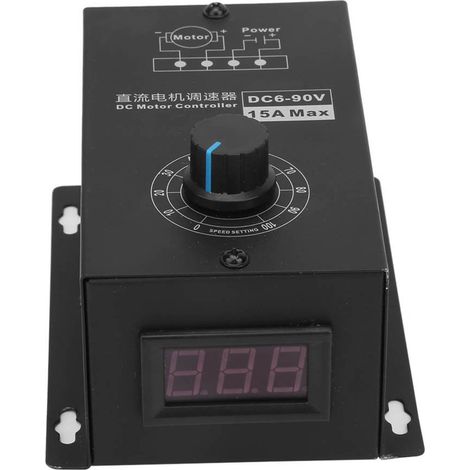 DC 6V90V 15A Bürstenmotor-Drehzahlregler Elektrischer Regler (1/5)