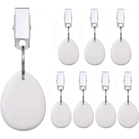 Poids de la Nappe 8 Pièces Poids de la Nappe Nappe d'extérieur Pierre avec Clips Pinces à Nappe en Marbre Adaptées pour Fête Jardin Maison Intérieur Extérieur Camping (1/4)