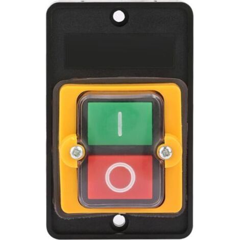ON/OFF Push Button Switch 220V/380V 10A - Waterproof for Industrial Machinery - Easy Installation - Water and Dust Resistance - AC220V (1/5)