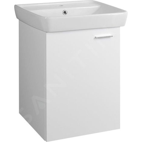 ZOJA Meuble sous-vasque 50,5x63x37,1cm, blanc (1/5)