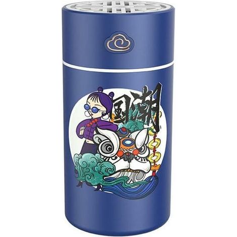 Humidificador portátil de ABS estilo chino, funcionamiento silencioso, USB, 40 ml/h, regalo de Año Nuevo, para oficina, azul (1/5)